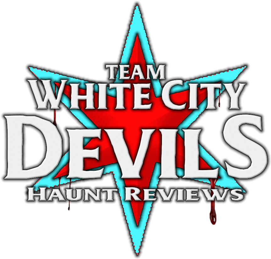 Team White City Devils Halloween Haunted House Reviews - Graphic Design Clipart (907x907), Png Download
