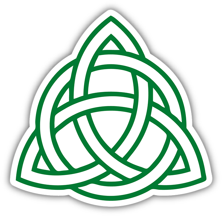 Celtic Knot Sticker - Celtic Holy Trinity Symbol Tattoo Clipart (720x720), Png Download