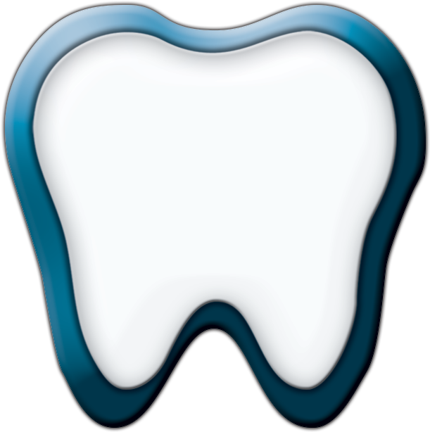 Dry Erase Tooth Nametag Clipart (675x675), Png Download