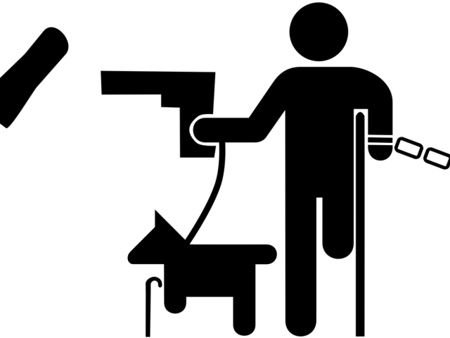 Criminal Clipart Robber - Ciego Para Colorear - Png Download (640x480), Png Download