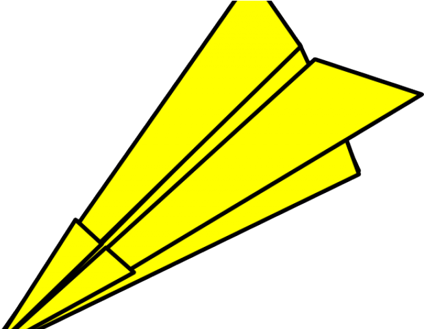 Jet Clipart Paper - Paper Plane - Png Download (640x480), Png Download