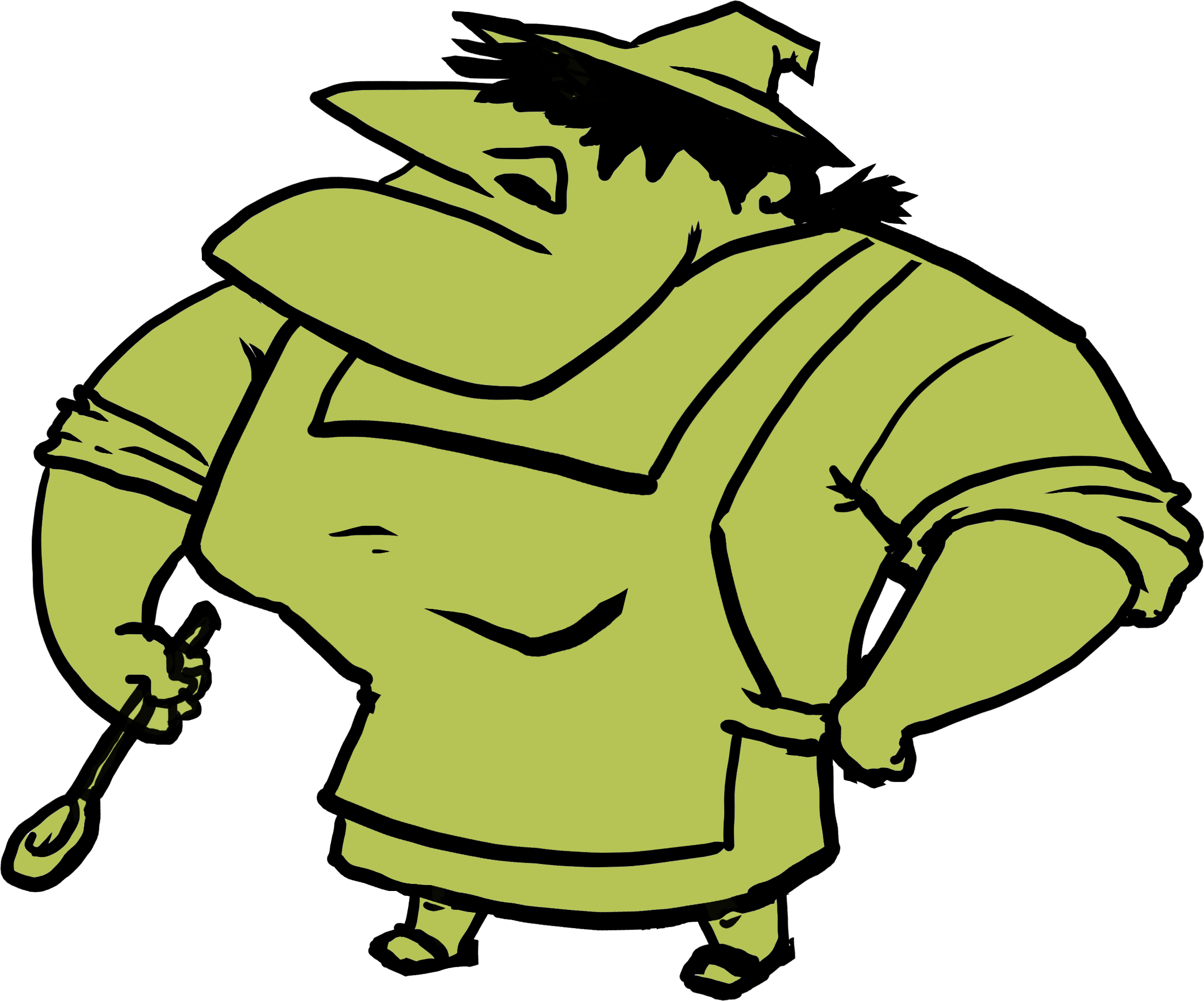 Heavy Witch Clipart (2231x1856), Png Download