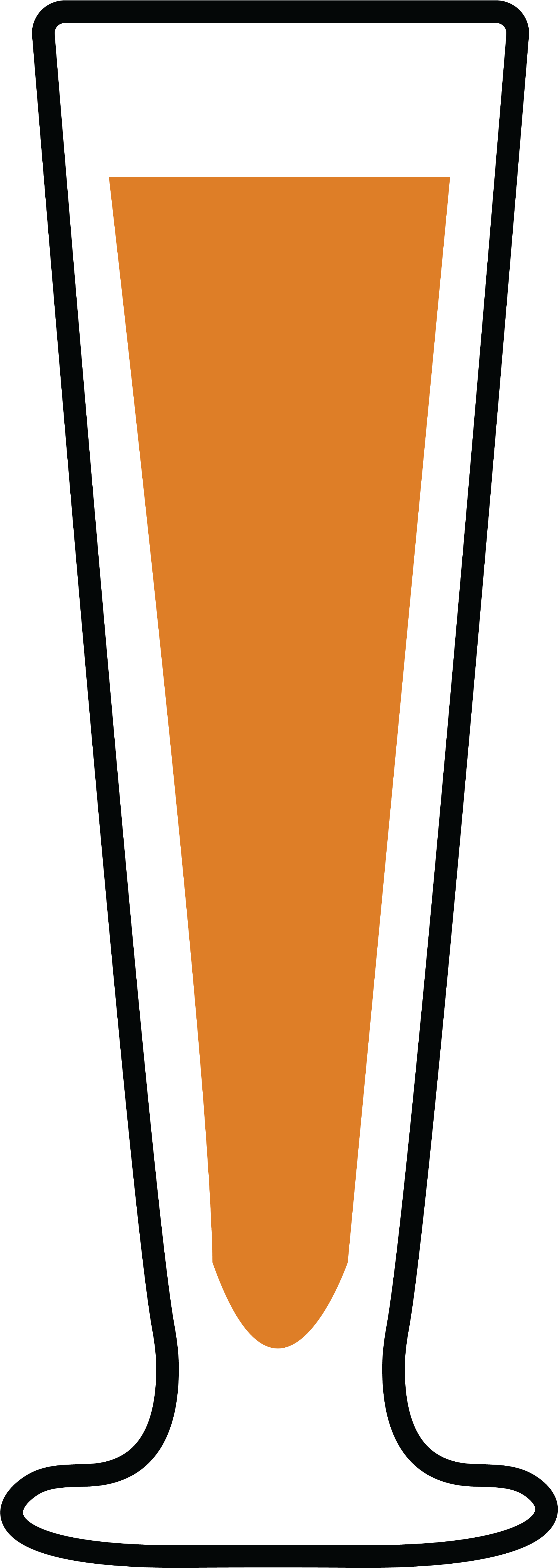 Pilsner Glass Clipart (4268x6501), Png Download