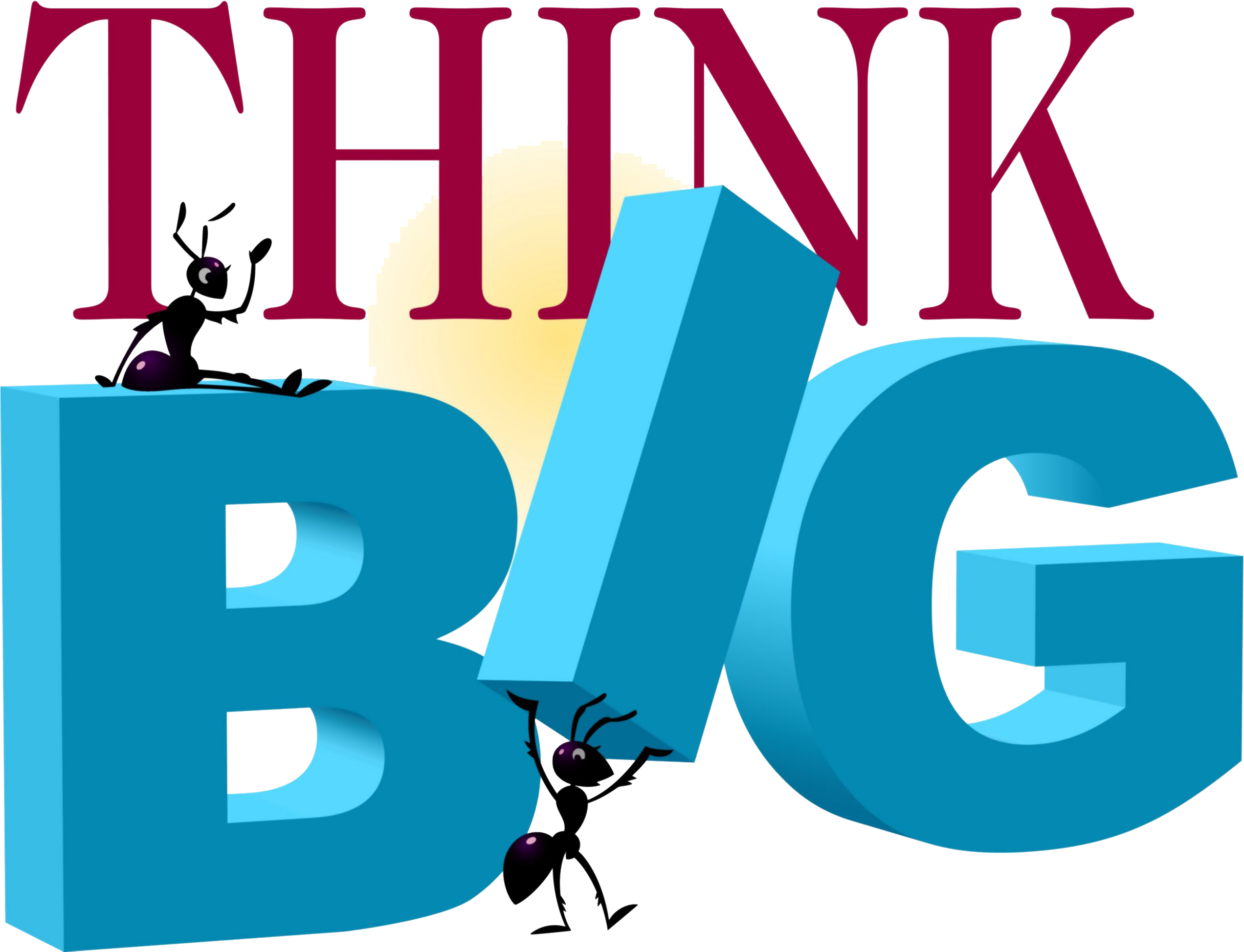 Thinking Is One Of The Greatest Abilities Given - Thinking Big Clipart (2550x1949), Png Download