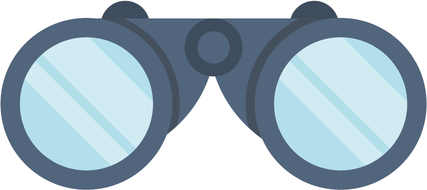 Engine Web Search Google Console Vector Website Clipart - Binoculars Vector Png Transparent Png (1001x1001), Png Download