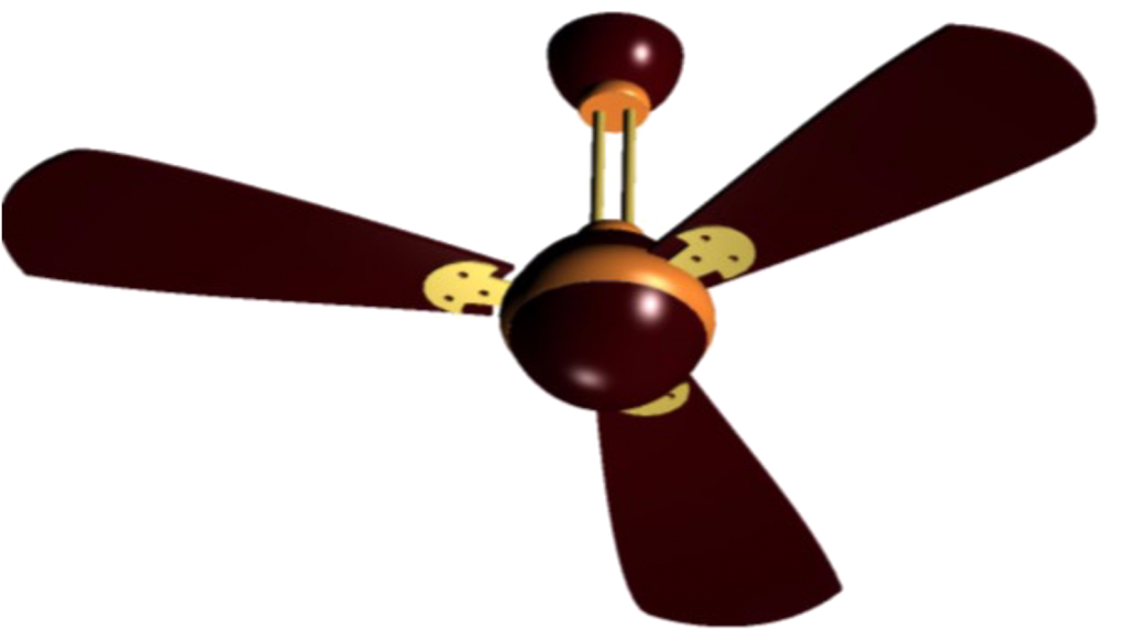 Electrical Ceiling Fan Png Background Image - Ceiling Fan Png Clipart (1024x692), Png Download