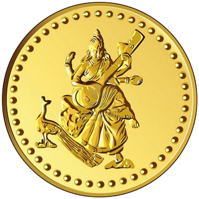 Gold Coins Png - Indian Gold Coin Png Clipart (720x720), Png Download