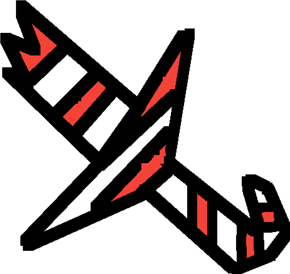 Broken Candy Cane Blade Clipart (1000x1000), Png Download