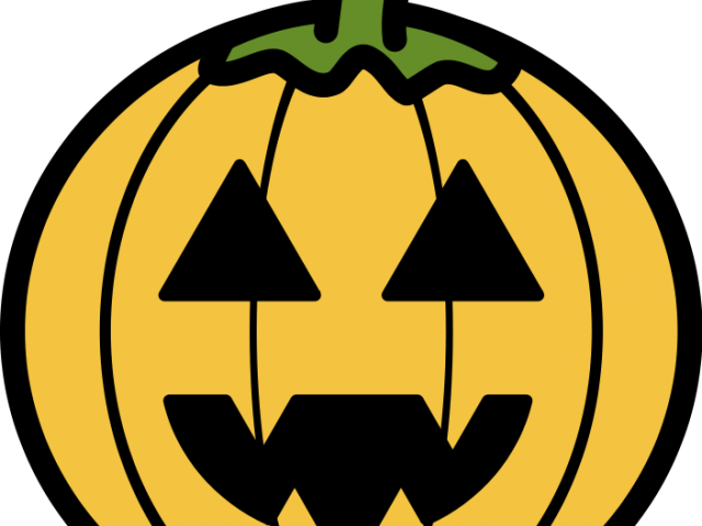 Creepy Clipart Jack O Lantern - Clip Art - Png Download (640x480), Png Download