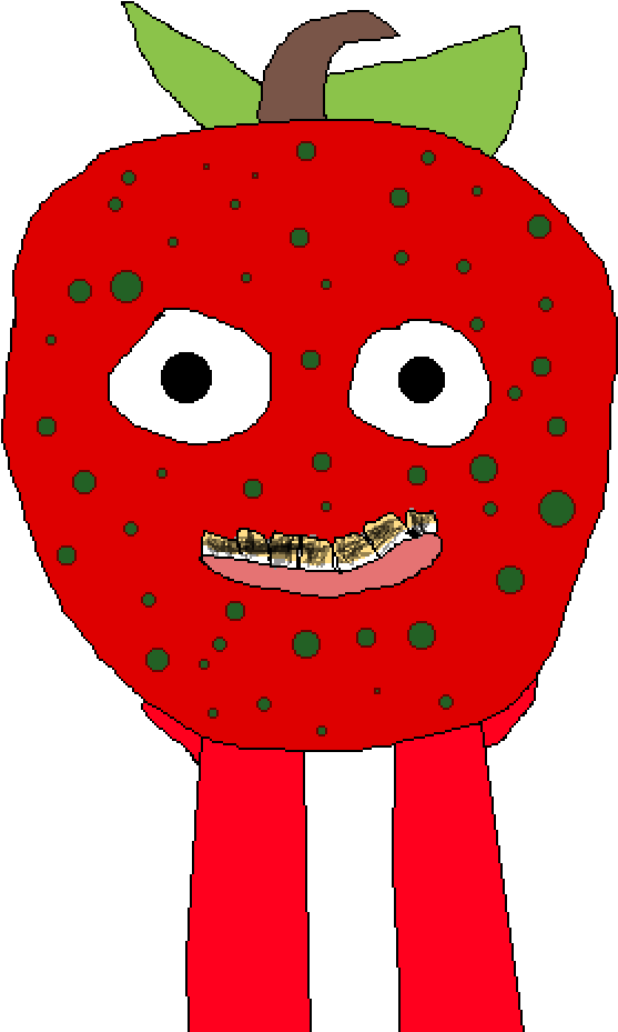 Sammy The Strawberry :) (from Flmingo/albertsuff) - Sammy The Strawberry Png Clipart (1000x1000), Png Download
