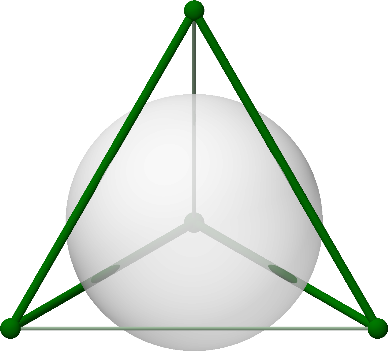 Skeleton 4b, Petrie, Stick, Size S, 3-fold Face - Triangle Clipart (2520x2520), Png Download