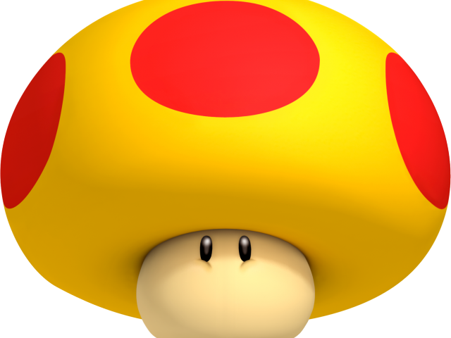 Randome Clipart Mario Mushroom - マリオ スーパー キノコ - Png Download (640x480), Png Download