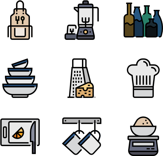 Kitchen And Cookware Clipart (600x564), Png Download