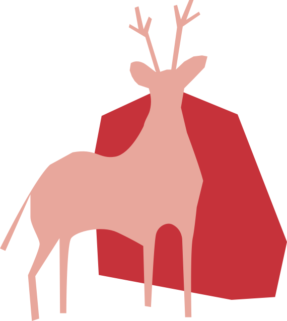 Deer Painting - Elk Clipart (570x638), Png Download