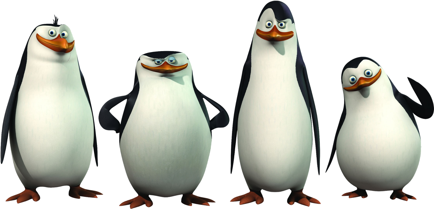 Madagascar Penguins Png - Penguins Of Madagascar Clipart (1600x1000), Png Download