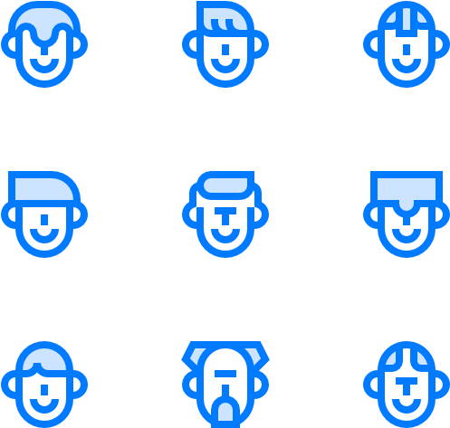 Hair Styles Men Clipart (600x564), Png Download