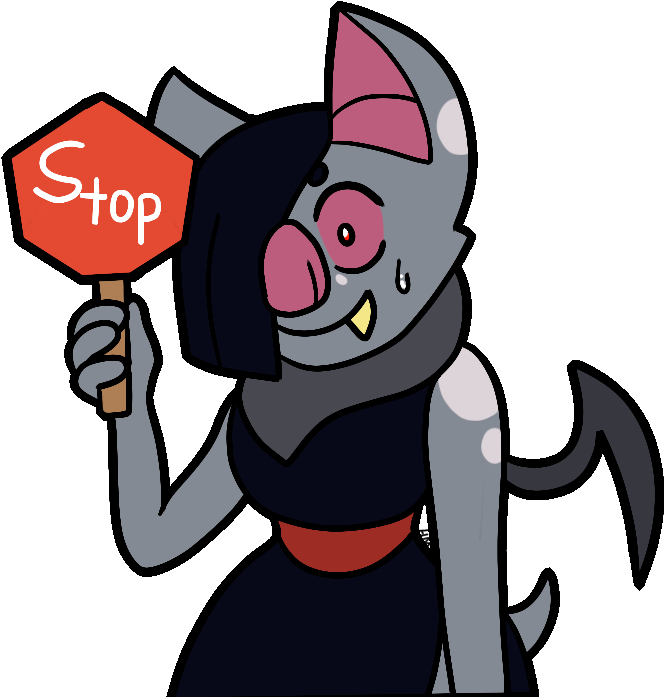 Stop Doodle - Cartoon Clipart (735x740), Png Download