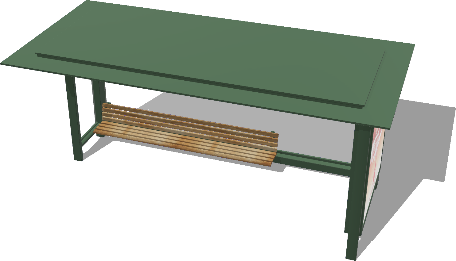 Busstop - Coffee Table Clipart (1485x851), Png Download