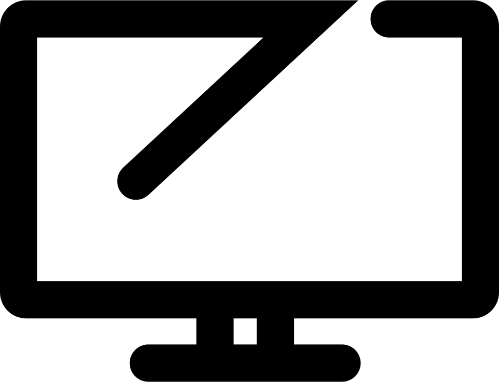 Png File Svg - Computer Monitor Clipart (980x750), Png Download