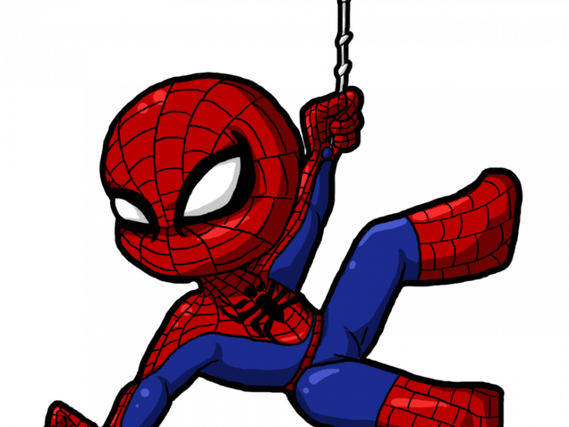 Download Spiderman Clip Art - Spiderman Cartoon - Png Download (800x600), Png Download