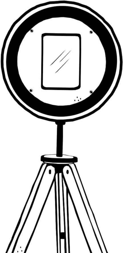 Outline Black Open Outline Black Social Clipart (1000x1000), Png Download