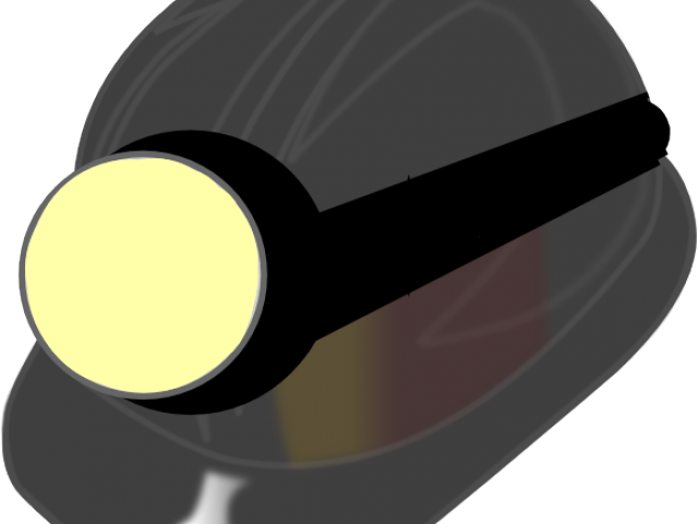 Hat Clipart Coal Miner - Clip Art - Png Download (640x480), Png Download