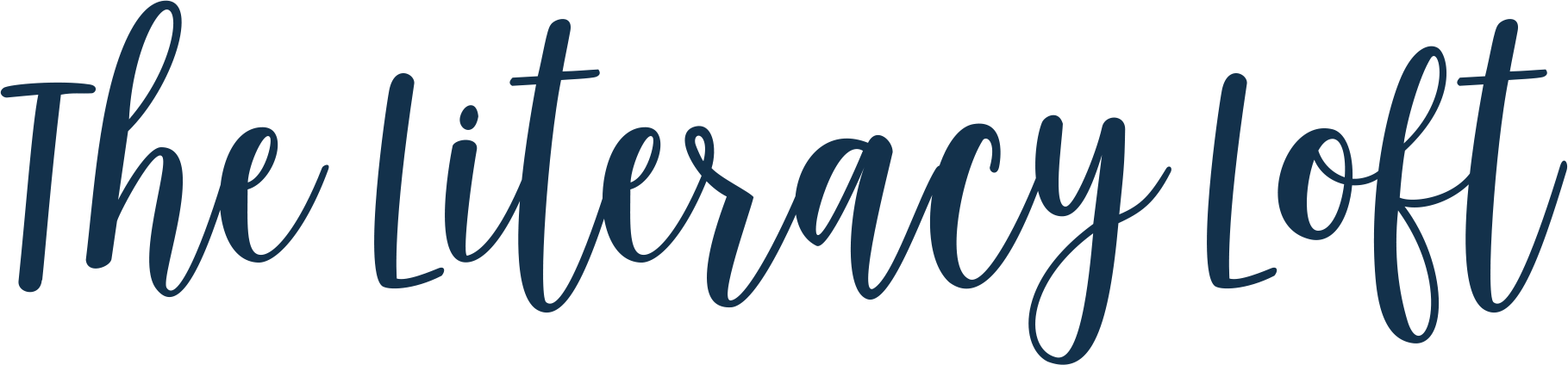 The Literacy Loft - Calligraphy Clipart (1819x424), Png Download