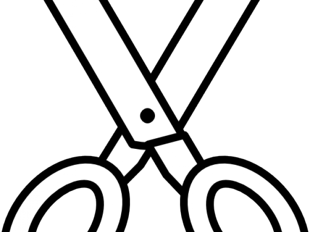 Scissor Clipart Sizer - White Scissors Clip Art - Png Download (640x480), Png Download
