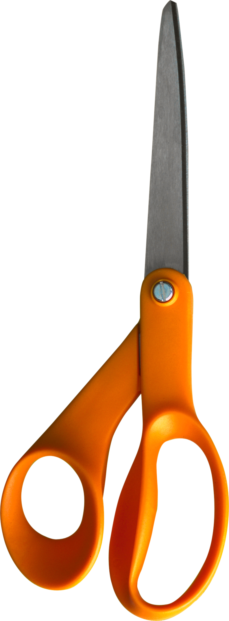 Orange Scissors Png Image Download - Scissors Clipart (400x1080), Png Download