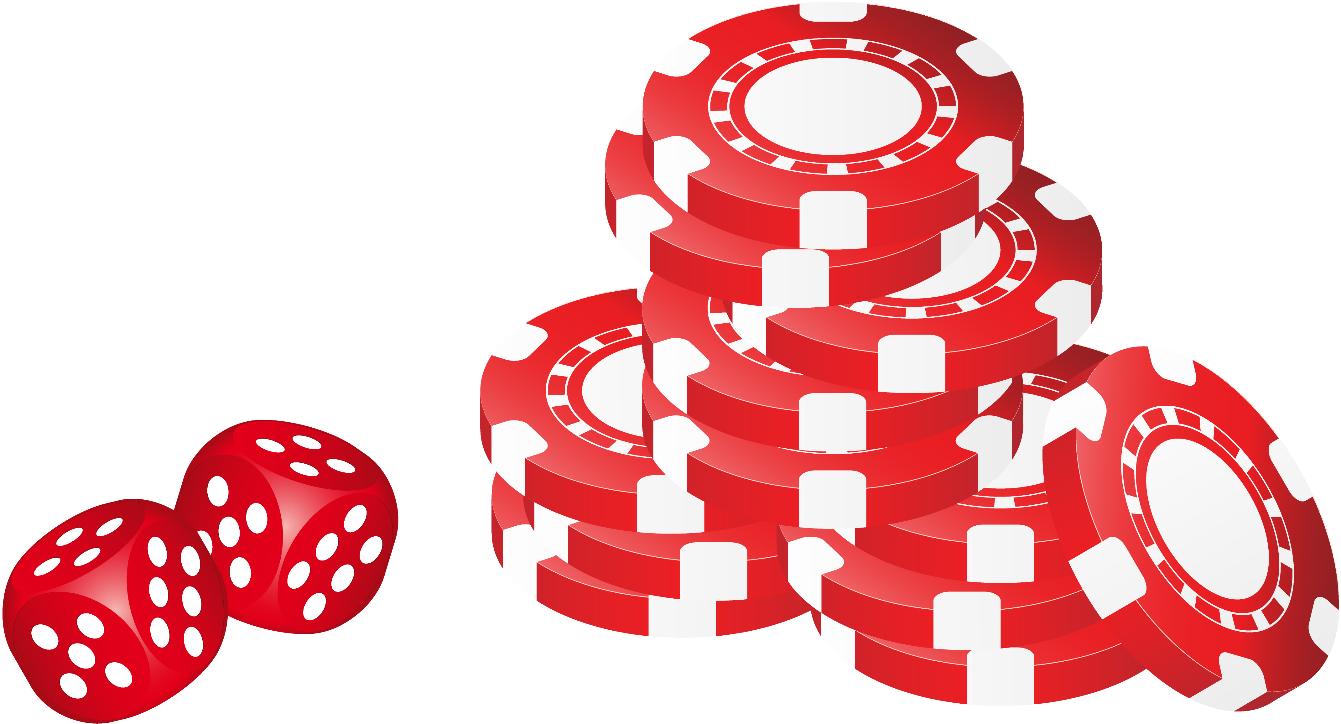 Casino Token Poker Dice Gambling - Dice Clipart (5000x3344), Png Download