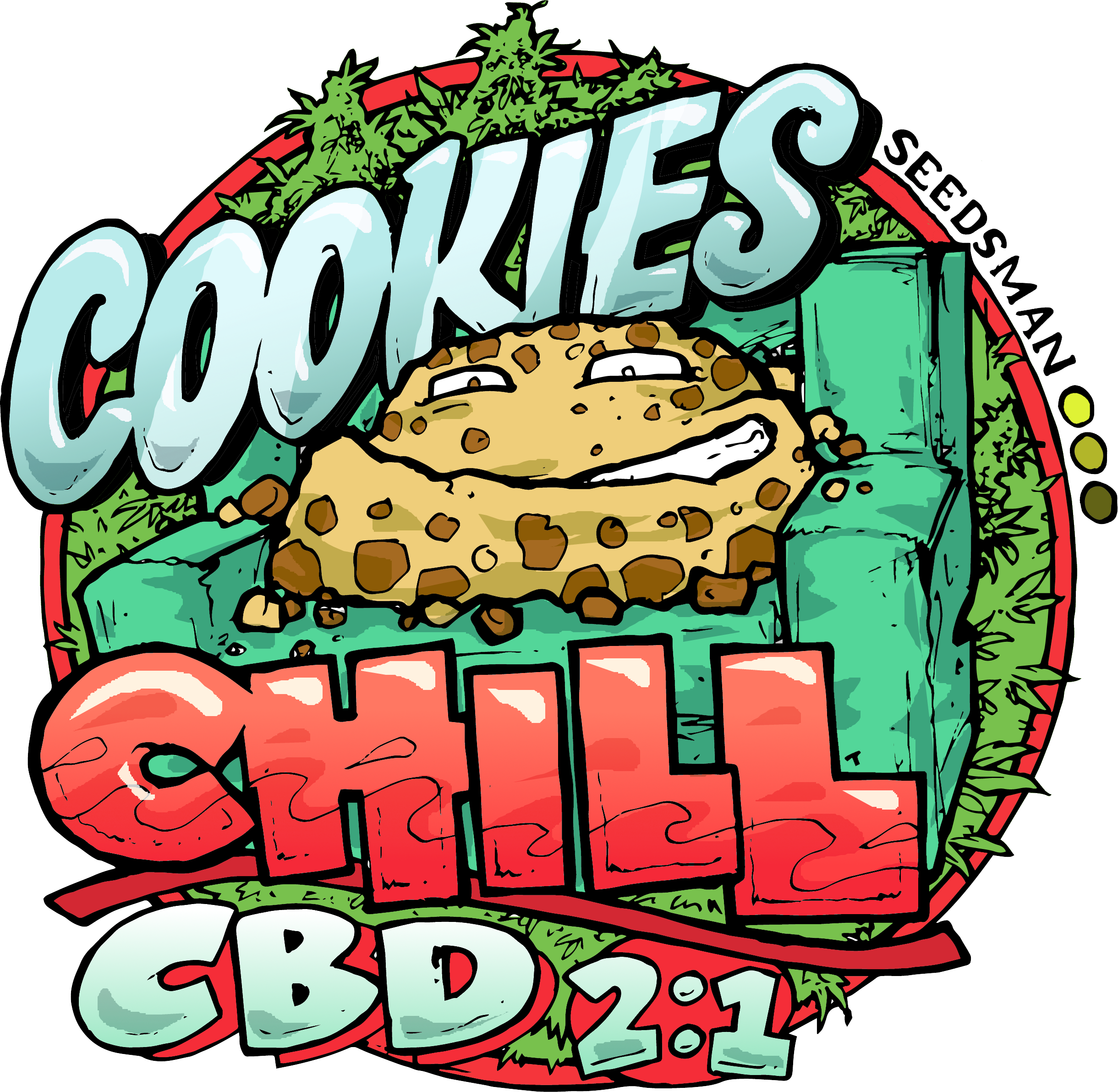 Cookies Chill Cbd Clipart (2440x2382), Png Download