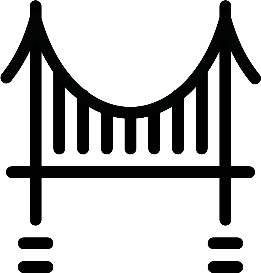 Building Bridge Suspension Building Bridge Suspension - Sink Clipart (960x960), Png Download