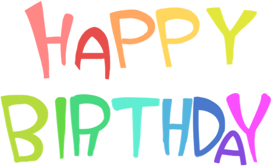 Funny Happy Birthday Clipart - Calligraphy - Png Download (600x600), Png Download