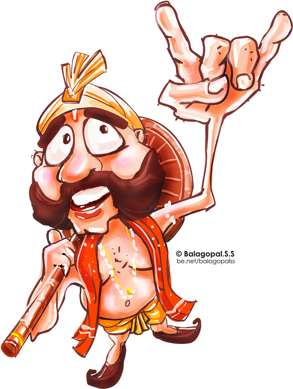 Download Free Png File Here - Freak Maveli Maveli Clipart (1200x1439), Png Download