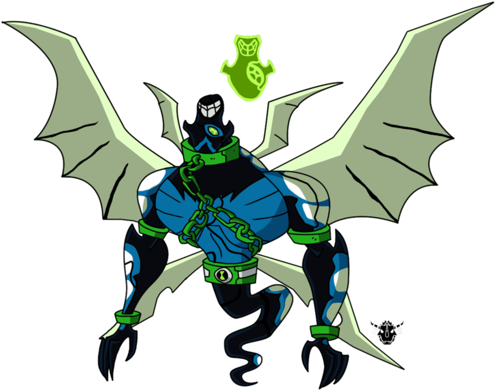 Ghostchill - Freak Chill Ben 10 Clipart (1015x787), Png Download