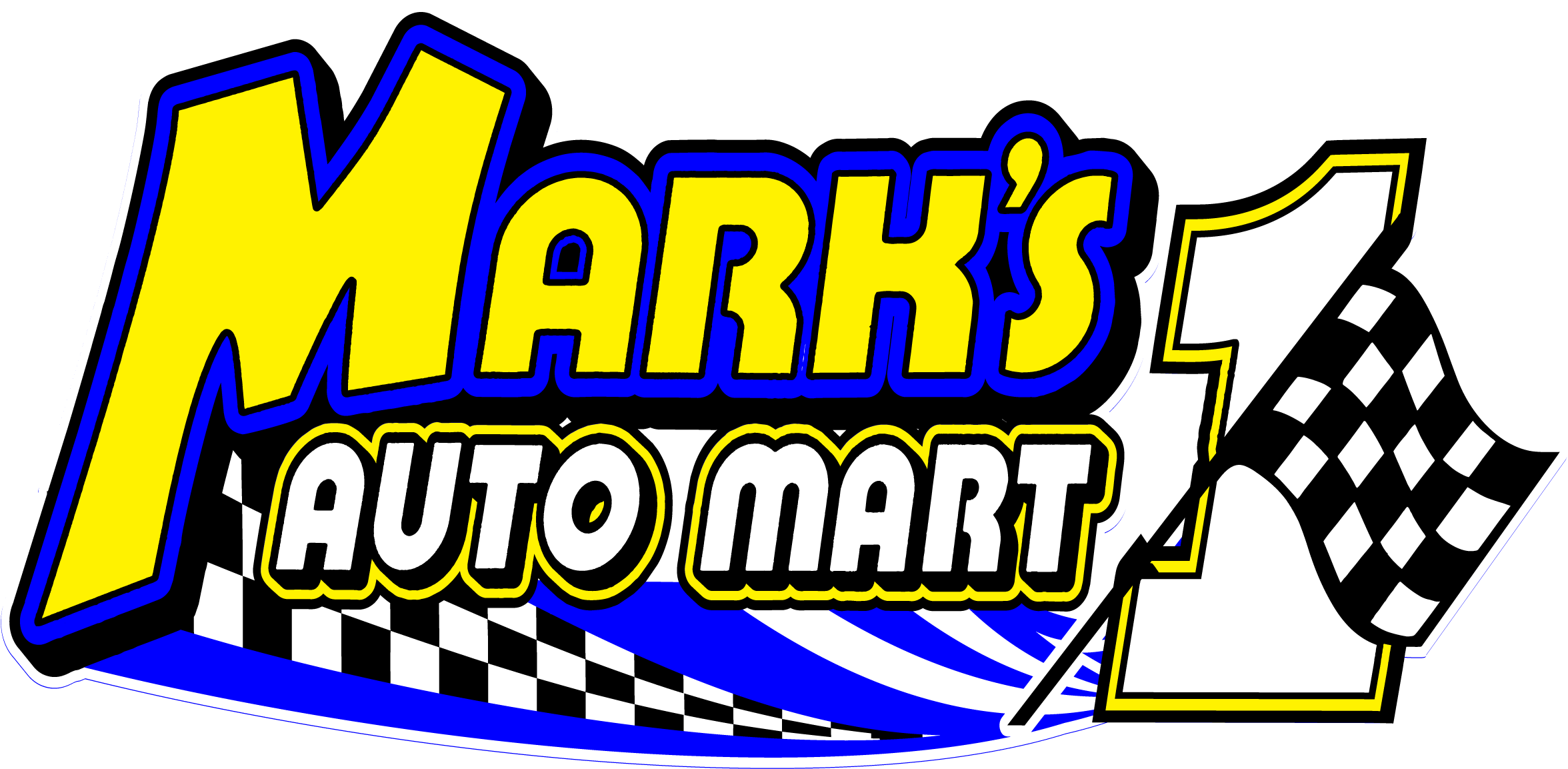 Marks Auto Mart Logo Clipart (2352x1153), Png Download