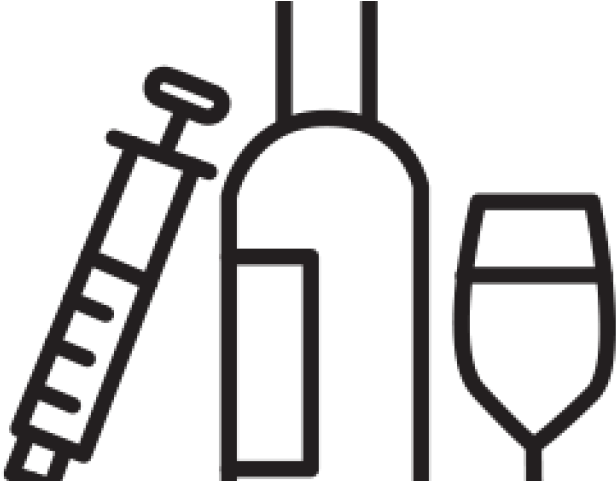 Liquor Clipart Black And White - Png Download (640x480), Png Download