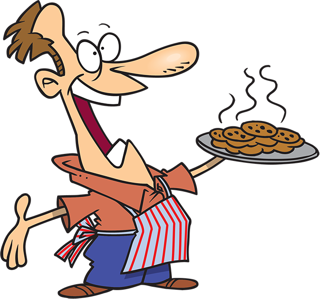 Bake Cookies Day Clipart (650x608), Png Download