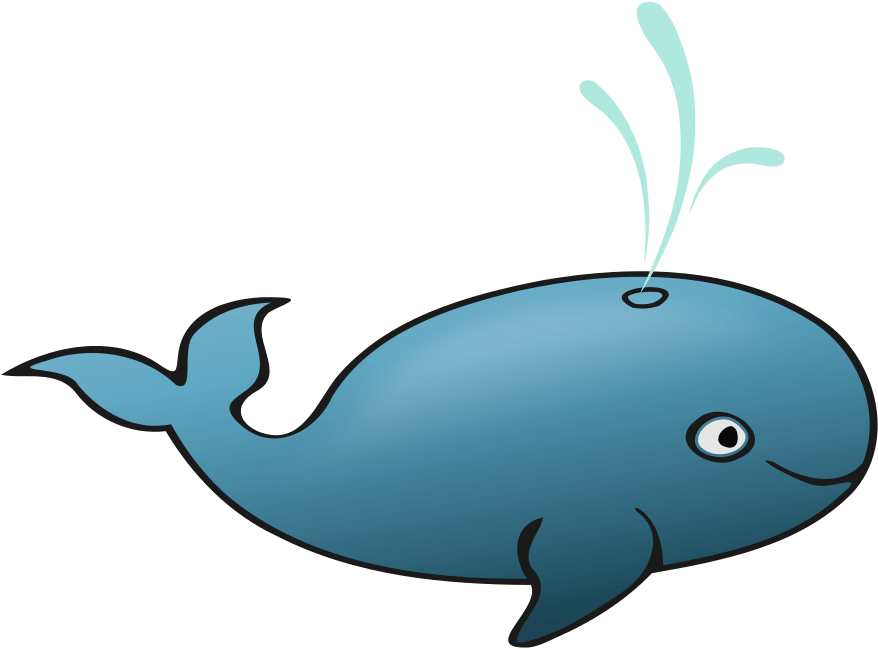 Whale Clip Art - Png Download (1000x866), Png Download