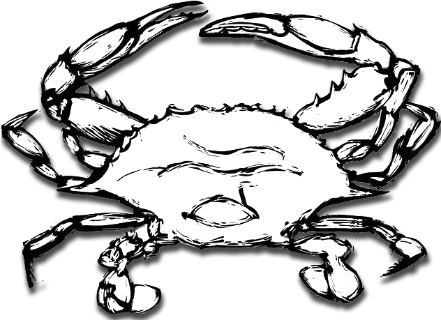 Crab Pot Logo Clipart (631x465), Png Download