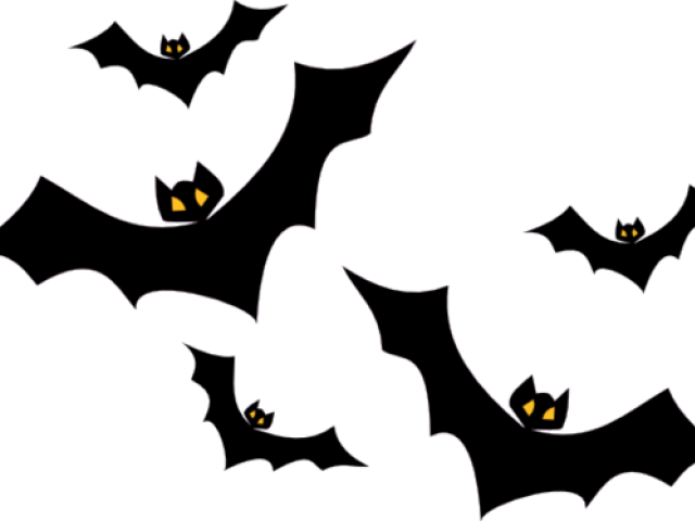 Bat Clipart Cute - Halloween Bats Transparent - Png Download (640x480), Png Download