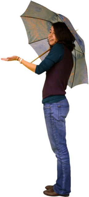 Girl Umbrella Png Photos - Cb Edit Girls Png Clipart (640x640), Png Download