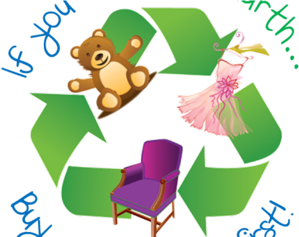 Green Recycle Symbol Clipart (640x480), Png Download