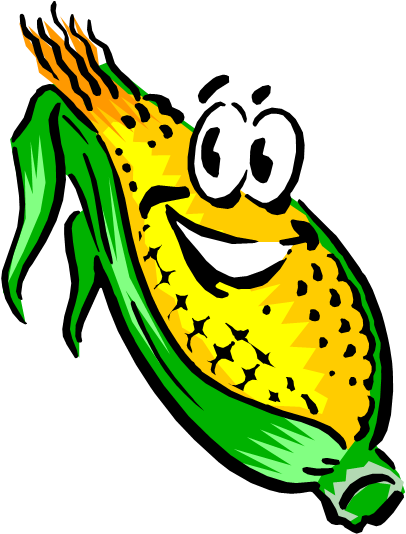 Corn Guy - Cartoon Corn Clipart (532x691), Png Download
