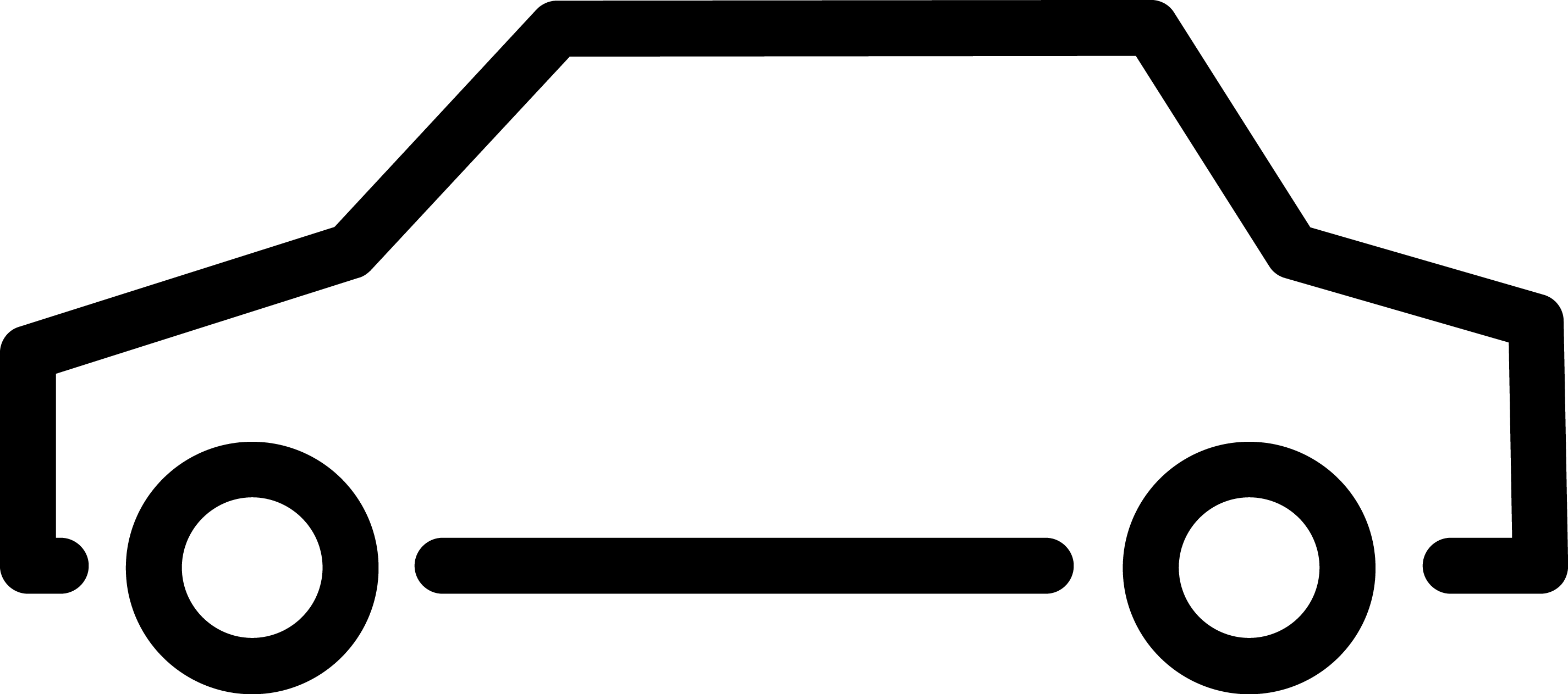 This Products Fits In A Regular Car Clipart (2851x1263), Png Download