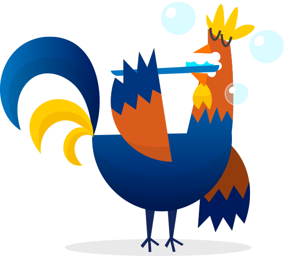 Quand Les Poules Auront Des Dents - Cartoon Clipart (587x527), Png Download