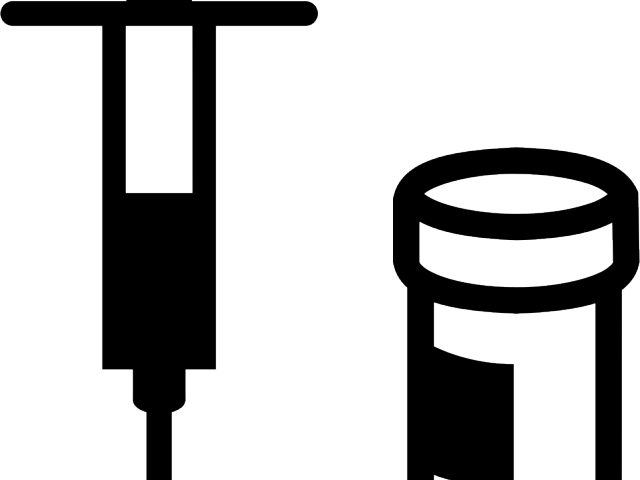 Syringe Clipart Pill Container - Vaccine Icon - Png Download (640x480), Png Download