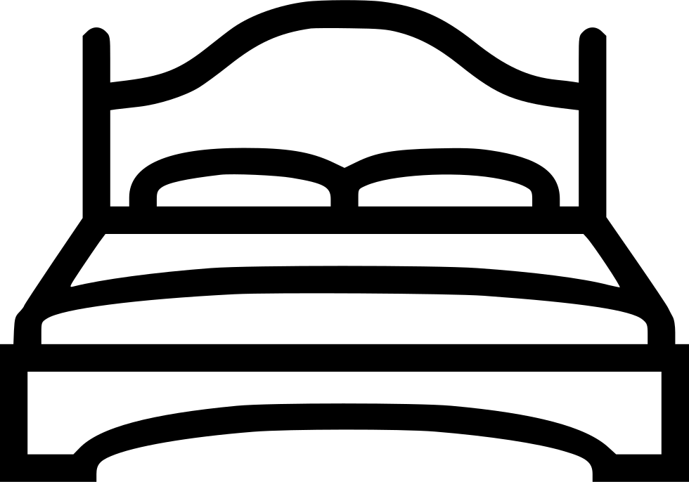 Png File Svg - Bed Clipart Transparent Png (980x686), Png Download