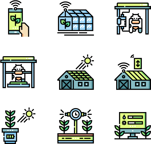 Smart Farm Clipart (600x564), Png Download