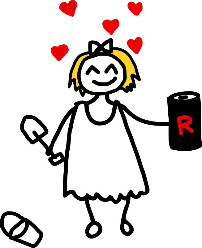 Clipart Girl In Love - Png Download (653x800), Png Download